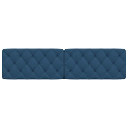 vidaXL Kopfteil-Kissen Blau 200 cm Stoff