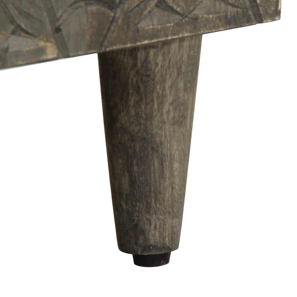 vidaXL Ensembles de 3 buffets gris clair 60x33,5x75 cm en bois de manguier massif