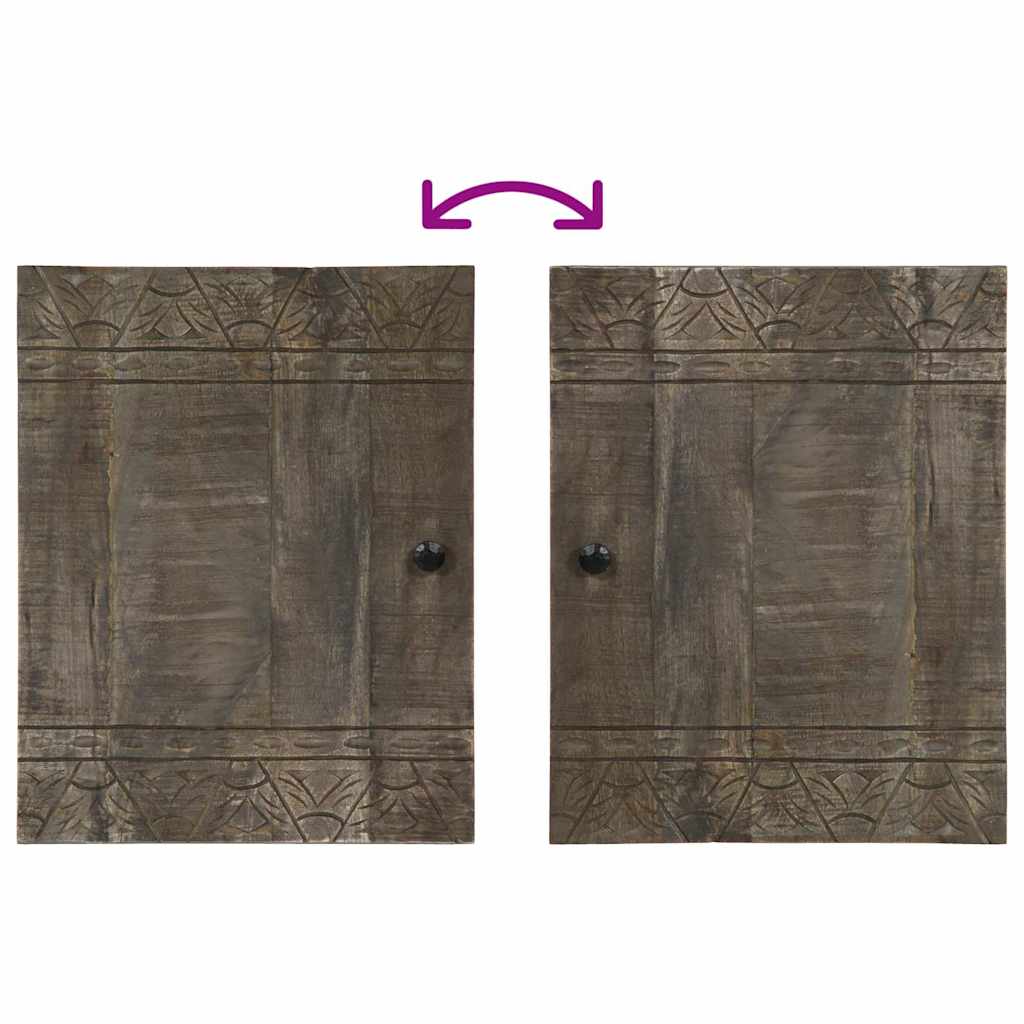 vidaXL Ensemble de meubles de salle de bain 5 pcs Bois de manguier massif