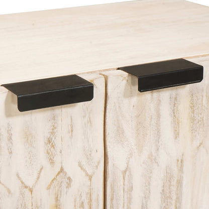 vidaXL Sideboard 3 pcs Weiße gewaschene Oberfläche 180 x 33 x 75 cm