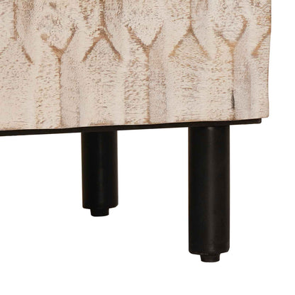 vidaXL Sideboard 3 pcs Weiße gewaschene Oberfläche 180 x 33 x 75 cm
