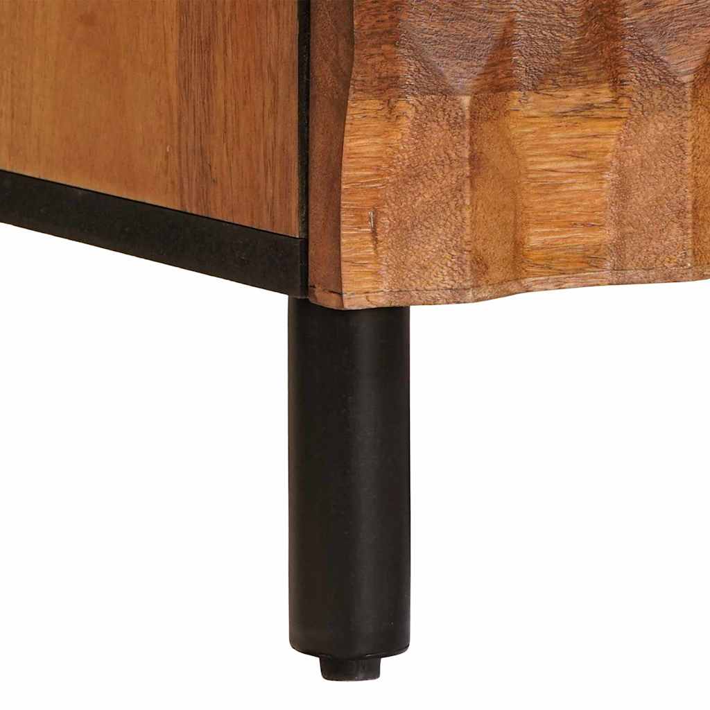 vidaXL Sideboard 3 pcs Akazienbraune Oberfläche 60 x 33 x 75 cm