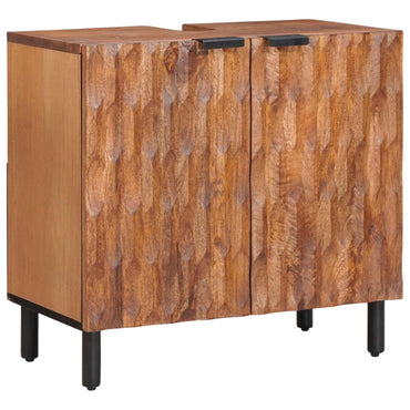 vidaXL Badezimmer Sets 2 pcs Akazie Braun Winish Massivholz Mango