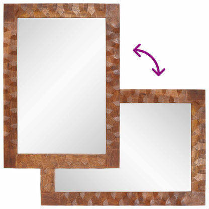 vidaXL Badezimmer Sets 2 pcs Akazie Braun Winish Massivholz Mango