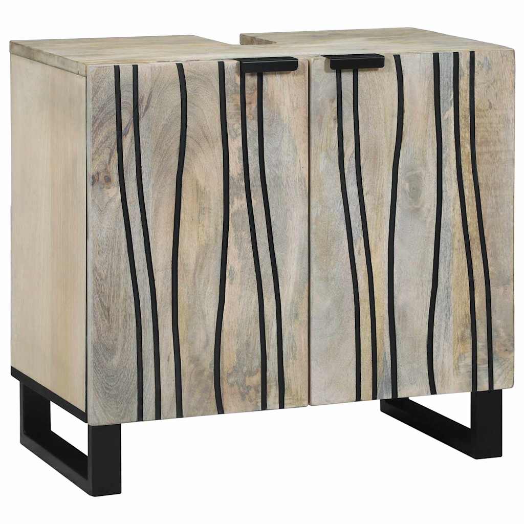 vidaXL Ensemble de meubles de salle de bain avec tiroirs 3 pcs Blanc Bois d'ingénierie