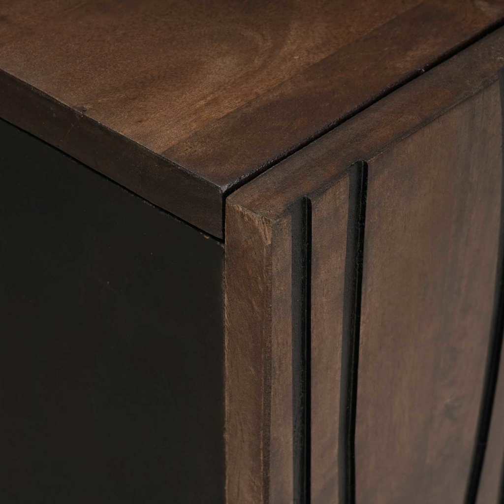 vidaXL Ensemble de meubles de salle de bain avec tiroirs 3 pcs Marron Bois d'ingénierie