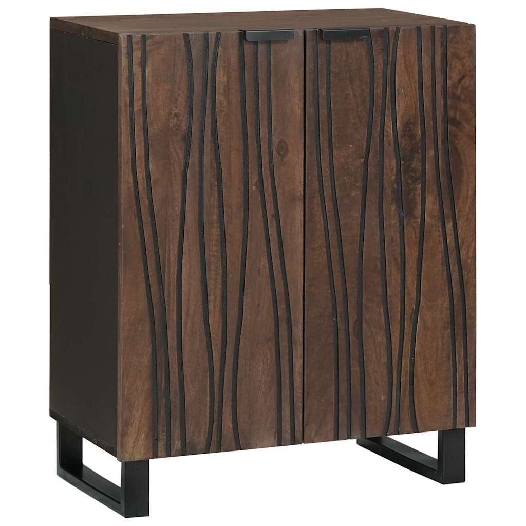 vidaXL Ensemble de meubles de salle de bain avec tiroirs 3 pcs Marron Bois d'ingénierie