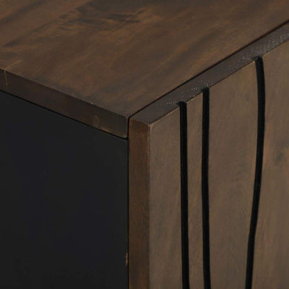 Badezimmermöbel-Set mit Regal 2 pcs Walnussbraun Holzwerkstoff