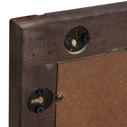 Badezimmermöbel-Set mit Regal 2 pcs Walnussbraun Holzwerkstoff