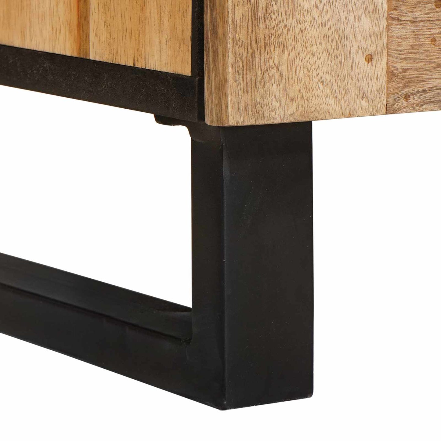 vidaXL Sideboard 2 pcs Braun 60 x 33 x 75 cm Massivholz Mango