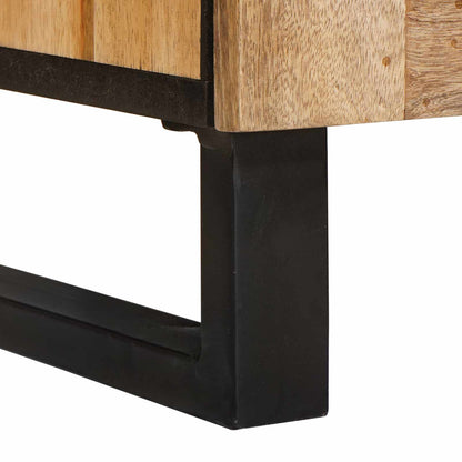 vidaXL Sideboard 2 pcs Braun 60 x 33 x 75 cm Massivholz Mango