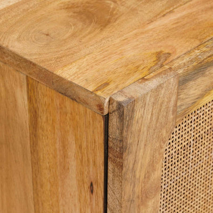 Sideboard 3 pcs Braun 180 x 33 x 75 cm Massivholz Mango