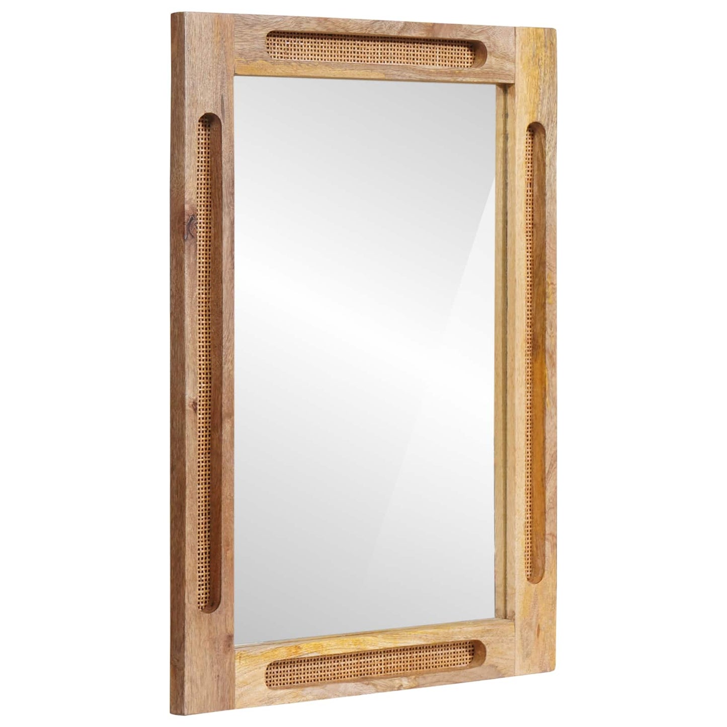 vidaXL Badezimmer Sets mit Speicher 2 pcs Braun Massivholz Mango