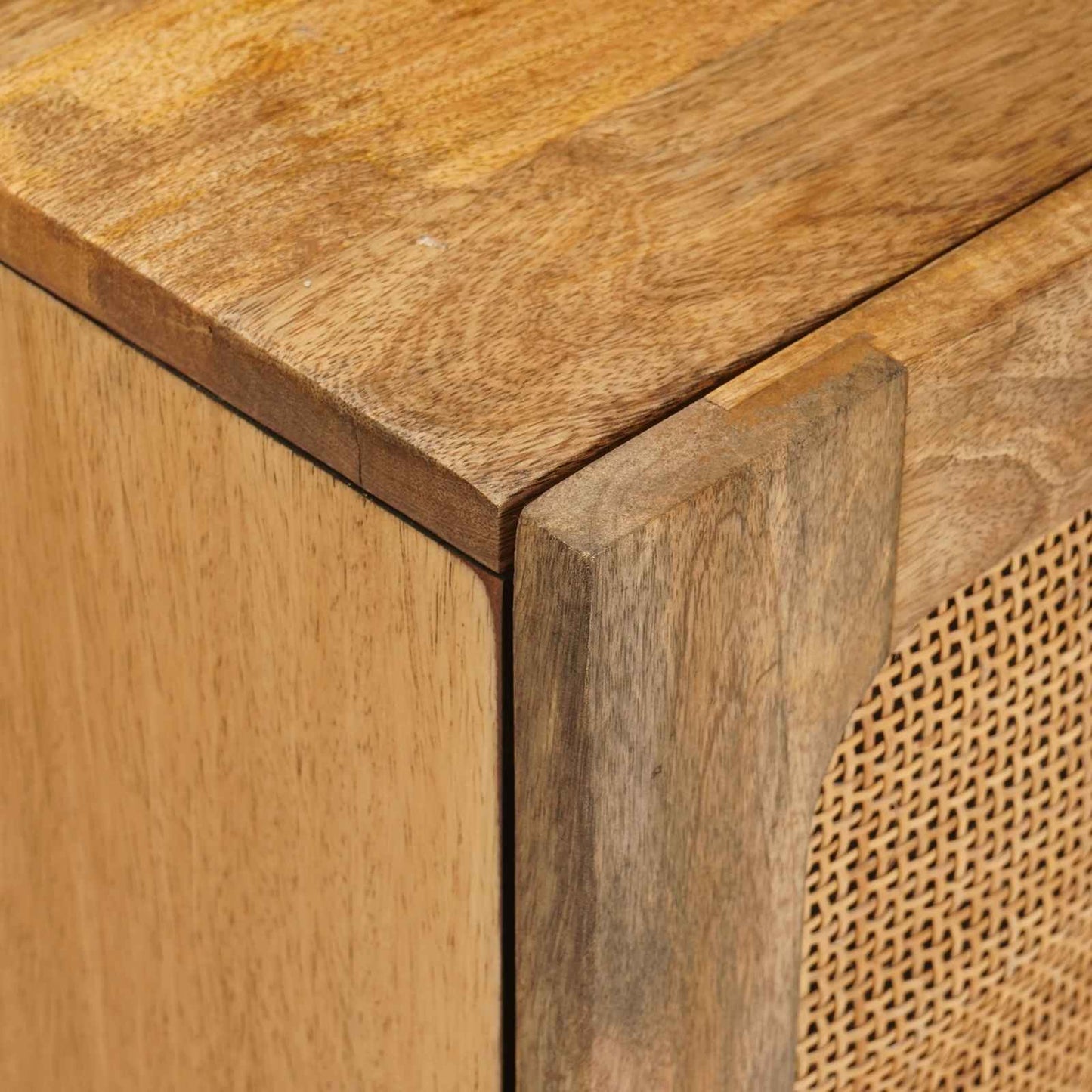 vidaXL Badezimmer Sets mit Schubladen mit Regal Natur Massivholz Mango