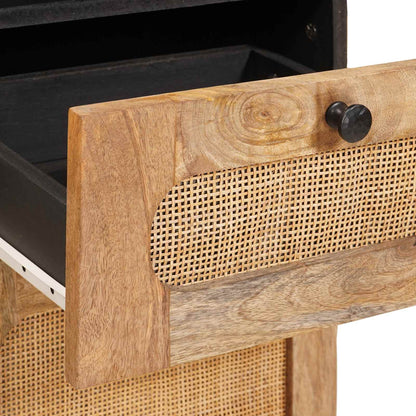vidaXL Badezimmer Sets mit Schubladen mit Regal Natur Massivholz Mango