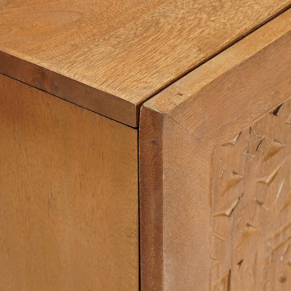 vidaXL Badezimmermöbel-Set mit Regal mit Tür 2 pcs Braun Holzwerkstoff