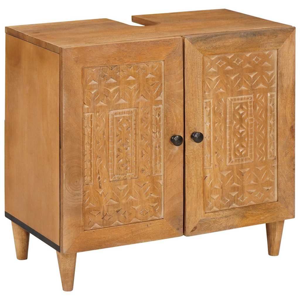 vidaXL Badezimmermöbel-Set mit Schubladen 5 pcs Braun Holzwerkstoff