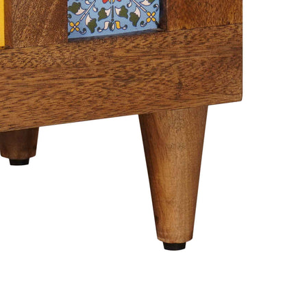 Sideboard 2 pcs Walnuss 60 x 33 x 75 cm Massivholz Mango