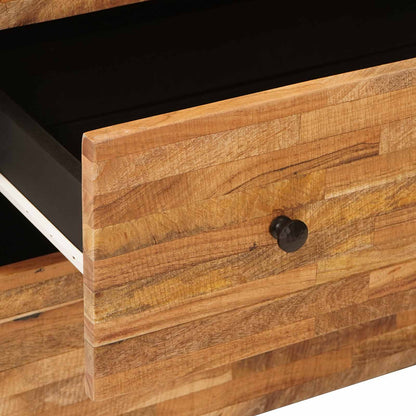 vidaXL Sideboard 2 pcs Braun 60 x 33 x 75 cm Massivholz Mango