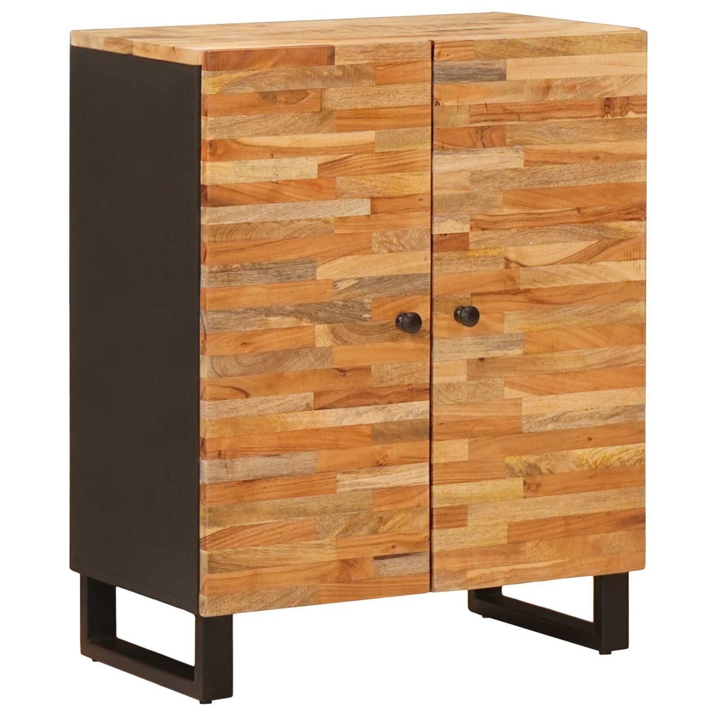 vidaXL Sideboard 3 pcs Braun 60 x 33 x 75 cm Massivholz Mango