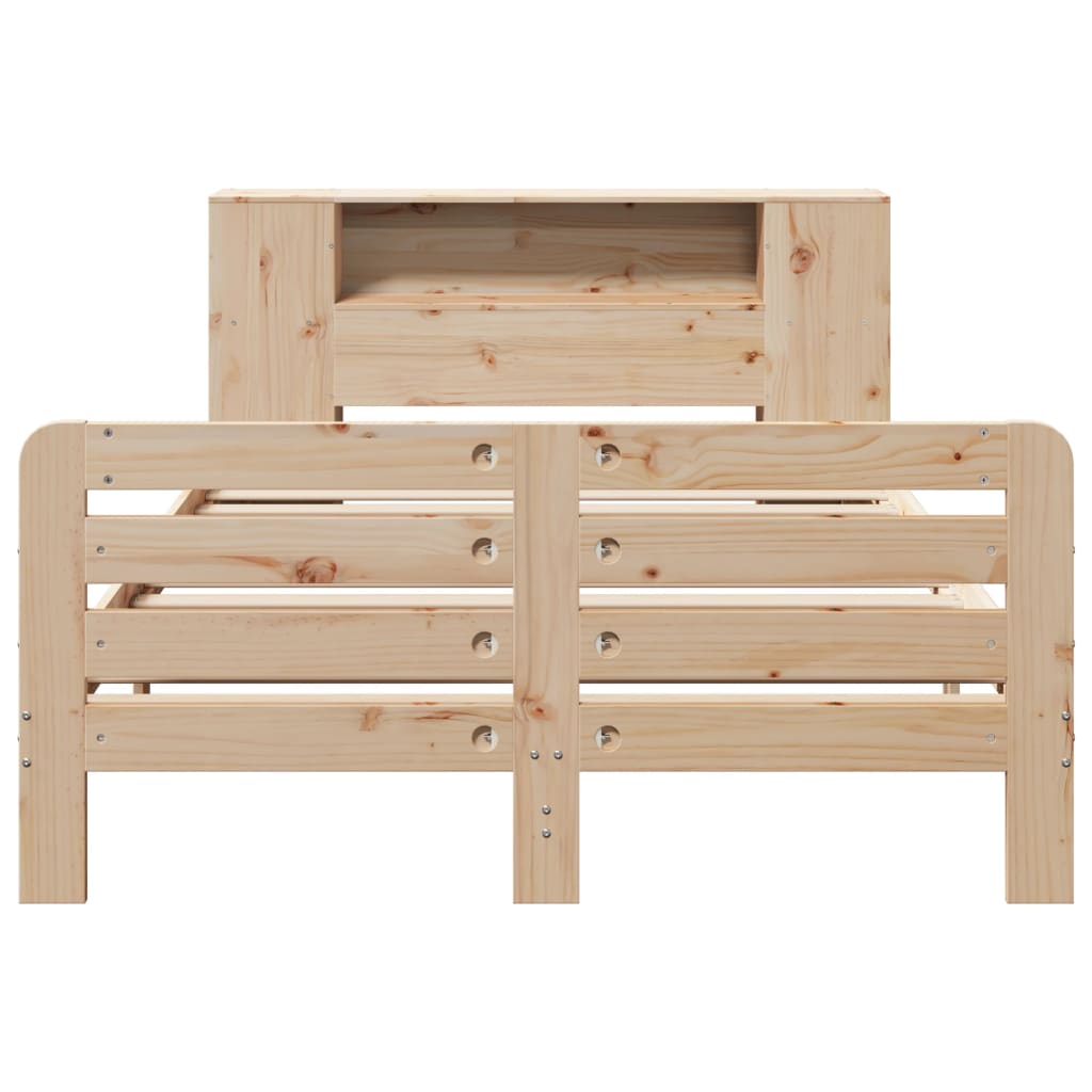 vidaXL Lit en bois massif sans matelas 120x200 cm pin