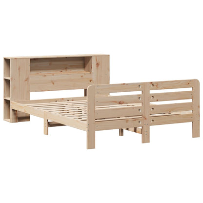 vidaXL Massivholzbett ohne Matratze 140x200 cm Kiefernholz