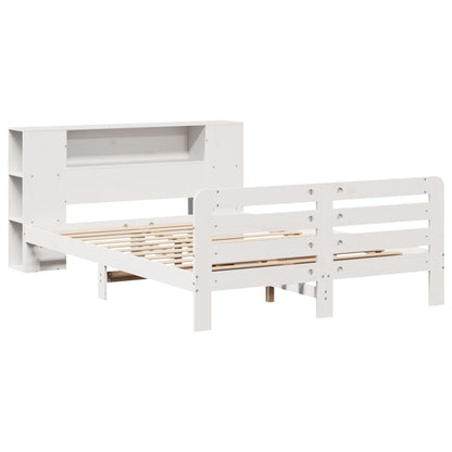 vidaXL lit en bois massif sans matelas blanc 120x190 cm bois de pin