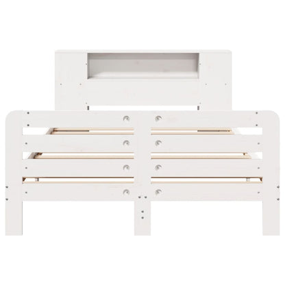 vidaXL lit en bois massif sans matelas blanc 120x190 cm bois de pin
