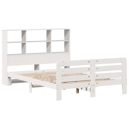 vidaXL Lit en bois massif sans matelas Blanc 140x200 cm Pin