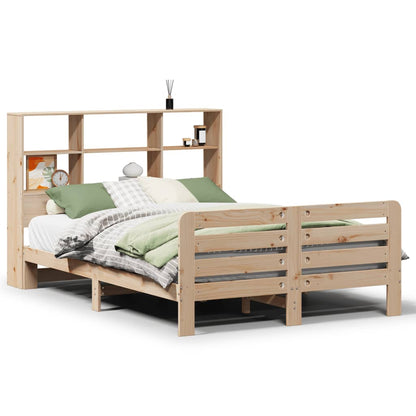 vidaXL Massivholzbett ohne Matratze 160x200 cm Kiefernholz