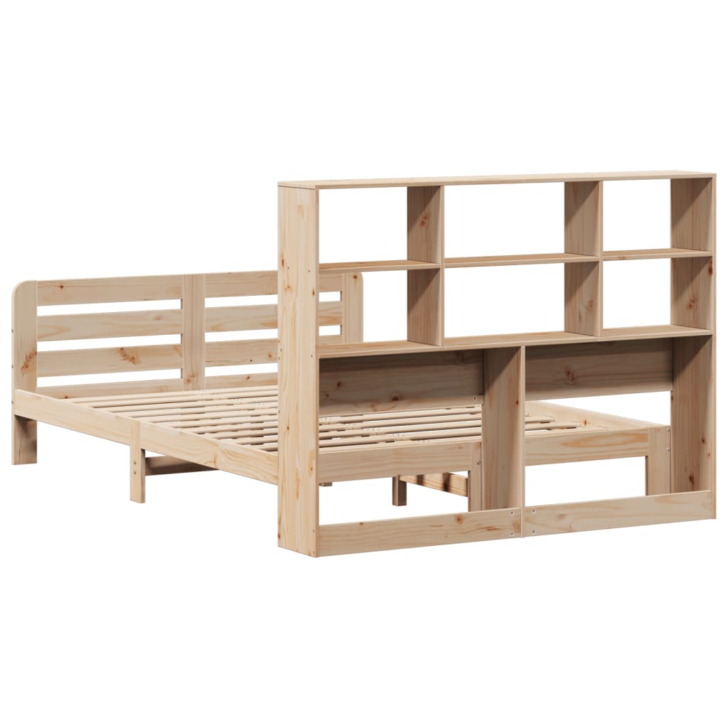 vidaXL Massivholzbett ohne Matratze 160x200 cm Kiefernholz
