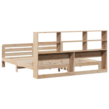 vidaXL Massivholzbett ohne Matratze 180x200 Kiefernholz