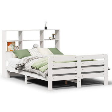 vidaXL lit en bois massif sans matelas blanc 120x190 cm bois de pin