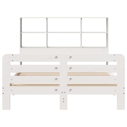 vidaXL lit en bois massif sans matelas blanc 120x190 cm bois de pin