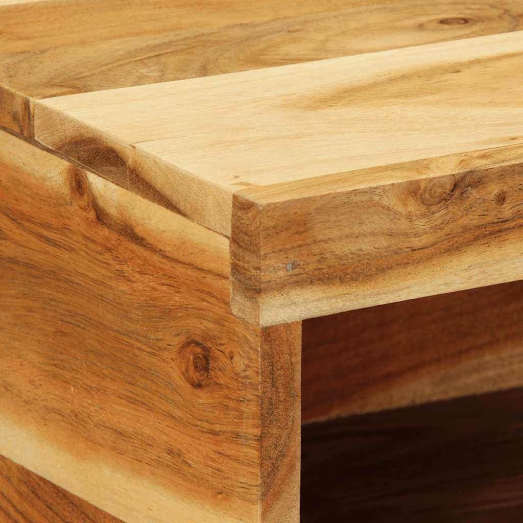 vidaXL TV-Wandschrank 60x30x19 cm Massivholz Akazie