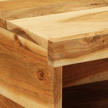 vidaXL TV-Wandschrank 60x30x19 cm Massivholz Akazie