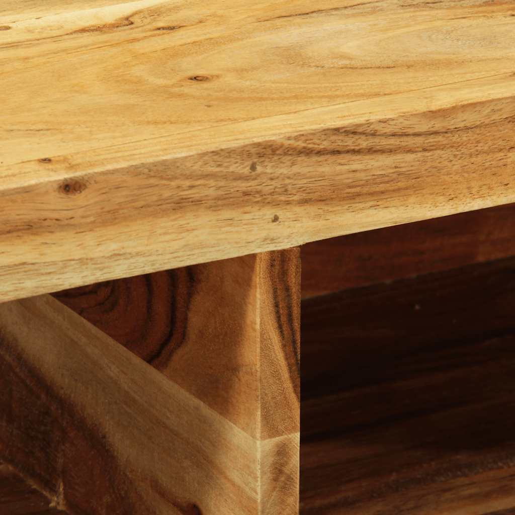 vidaXL TV-Wandschrank 60x30x19 cm Massivholz Akazie