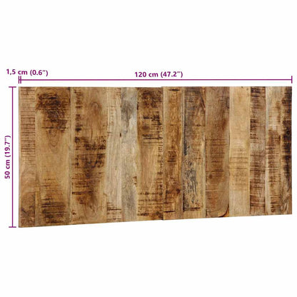 vidaXL Kopfteil 120 cm Massives Rohholz Mango