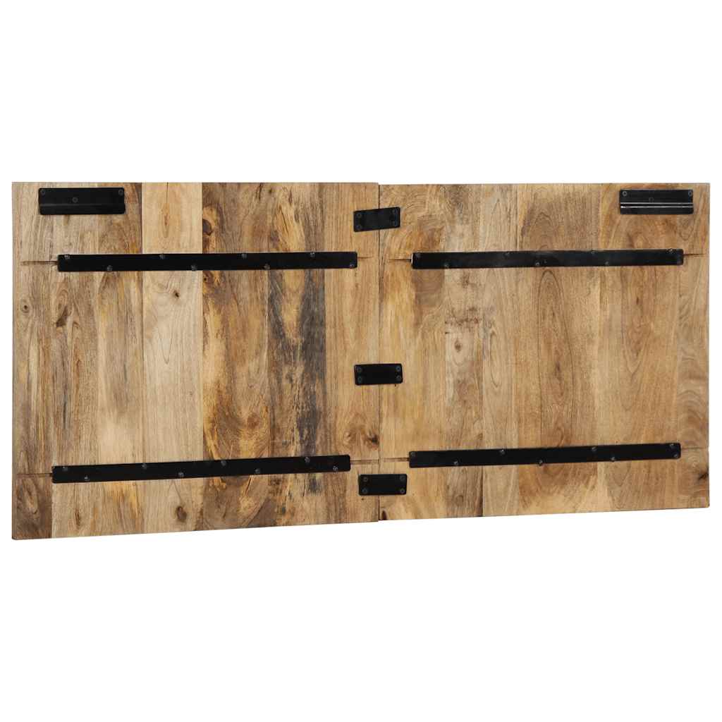 vidaXL Kopfteil 120 cm Massives Rohholz Mango