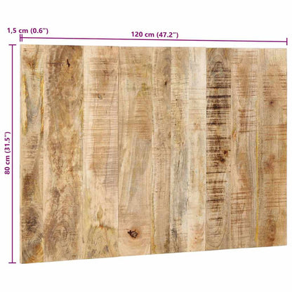 vidaXL Kopfteil 120 cm Massives Rohholz Mango