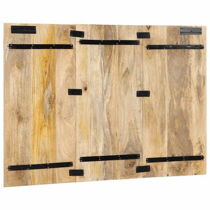 vidaXL Kopfteil 120 cm Massives Rohholz Mango