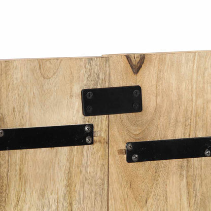 vidaXL Kopfteil 120 cm Massives Rohholz Mango