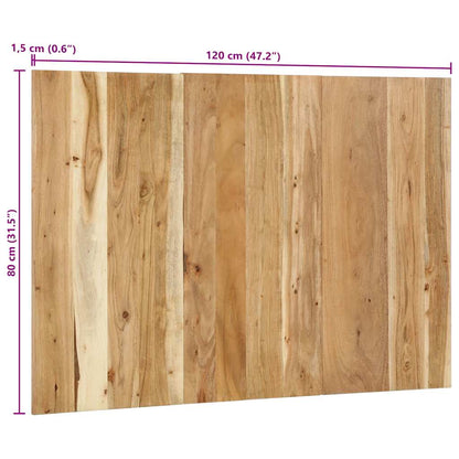 vidaXL Kopfteil 120 cm Massivholz Akazie