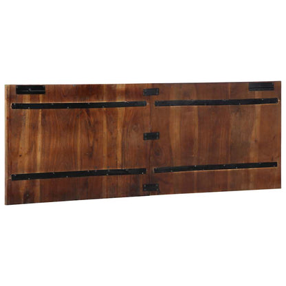 vidaXL Kopfteil Mehrfarbig 140 cm Massivholz Altholz