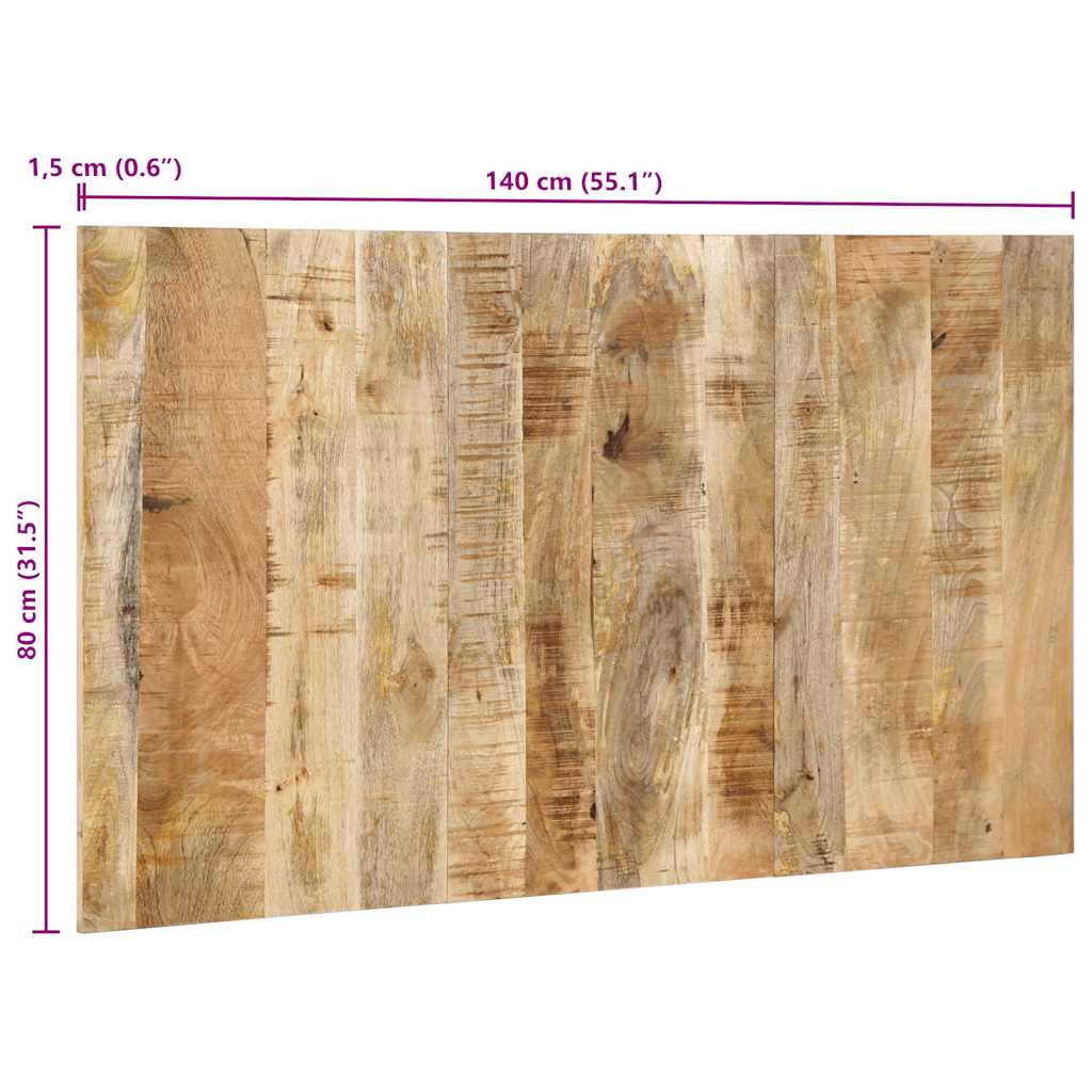 vidaXL Kopfteil 140 cm Massives Rohholz Mango