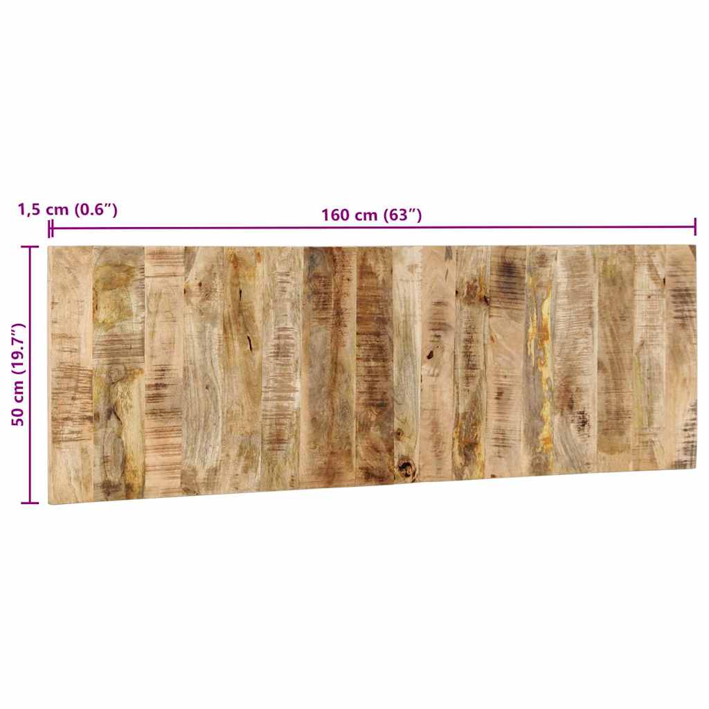 vidaXL Kopfteil 160 cm Massives Rohholz Mango