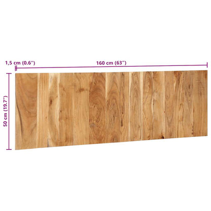 vidaXL Kopfteil 160 cm Massivholz Akazie