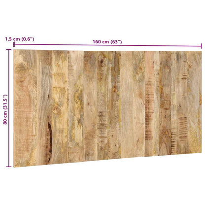 vidaXL Kopfteil 160 cm Massives Rohholz Mango