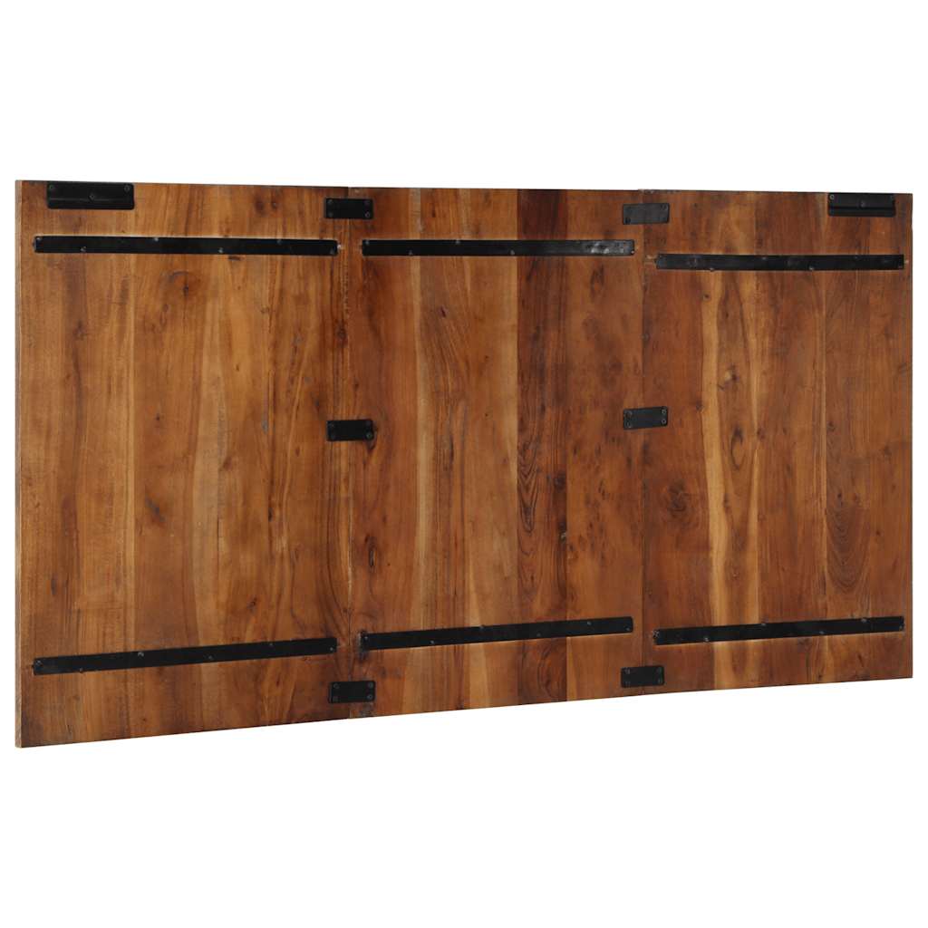 vidaXL Kopfteil Mehrfarbig 160 cm Massivholz Altholz