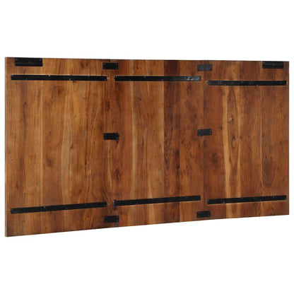 vidaXL Kopfteil Mehrfarbig 160 cm Massivholz Altholz